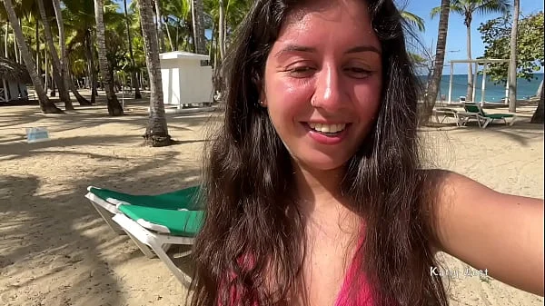 Crazy girl pissing on a public beach right in her panties Wetted her panties and went to sunbathe